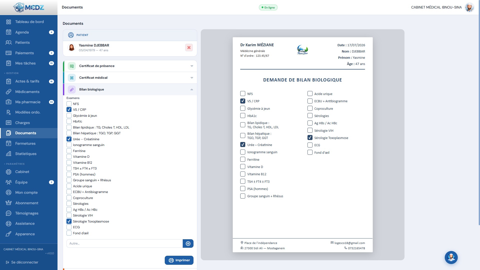Gestion des documents