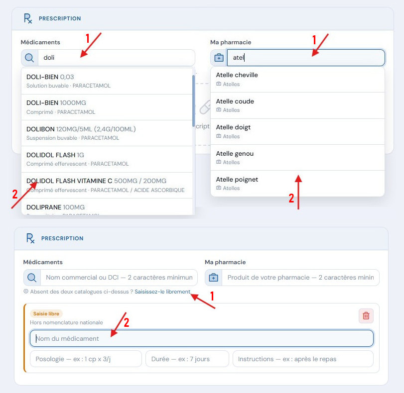 Ajouter des médicaments